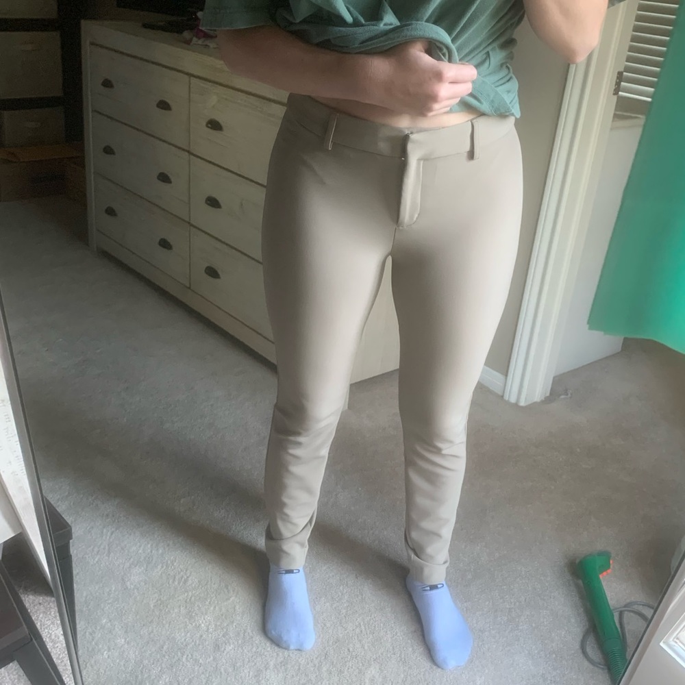 Express Tan Work Pants